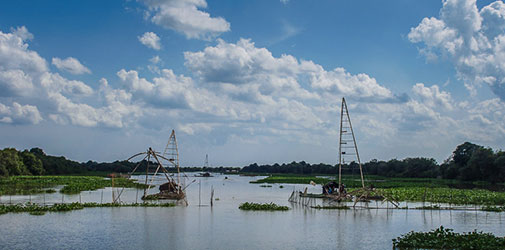vista sul lago tonle sap