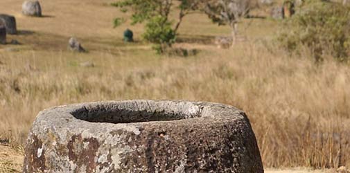 Piana delle giare a Phonsavan in Laos