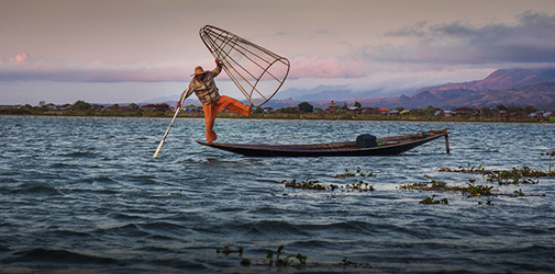 pescatore al lago inle