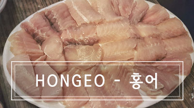 Hongeo – 홍어 Il pesce fermentato coreano ;x